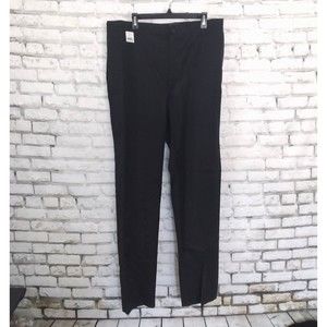 EWC Pants Mens 38 Black Unhemmed Flat Front Pockets USA Uniform Actual 37